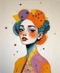 Colorful Abstract Portrait Art - Digital Design (no physical product will be send)