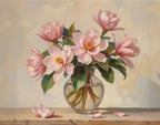 Pink Peony Floral Still Life Art, Romantic Botanical Print Digital Design (no physical product will be send)