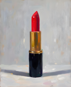 Red Lipstick Art — Cosmetic Pop Still Life Wall Decor - (no physical product will be send)