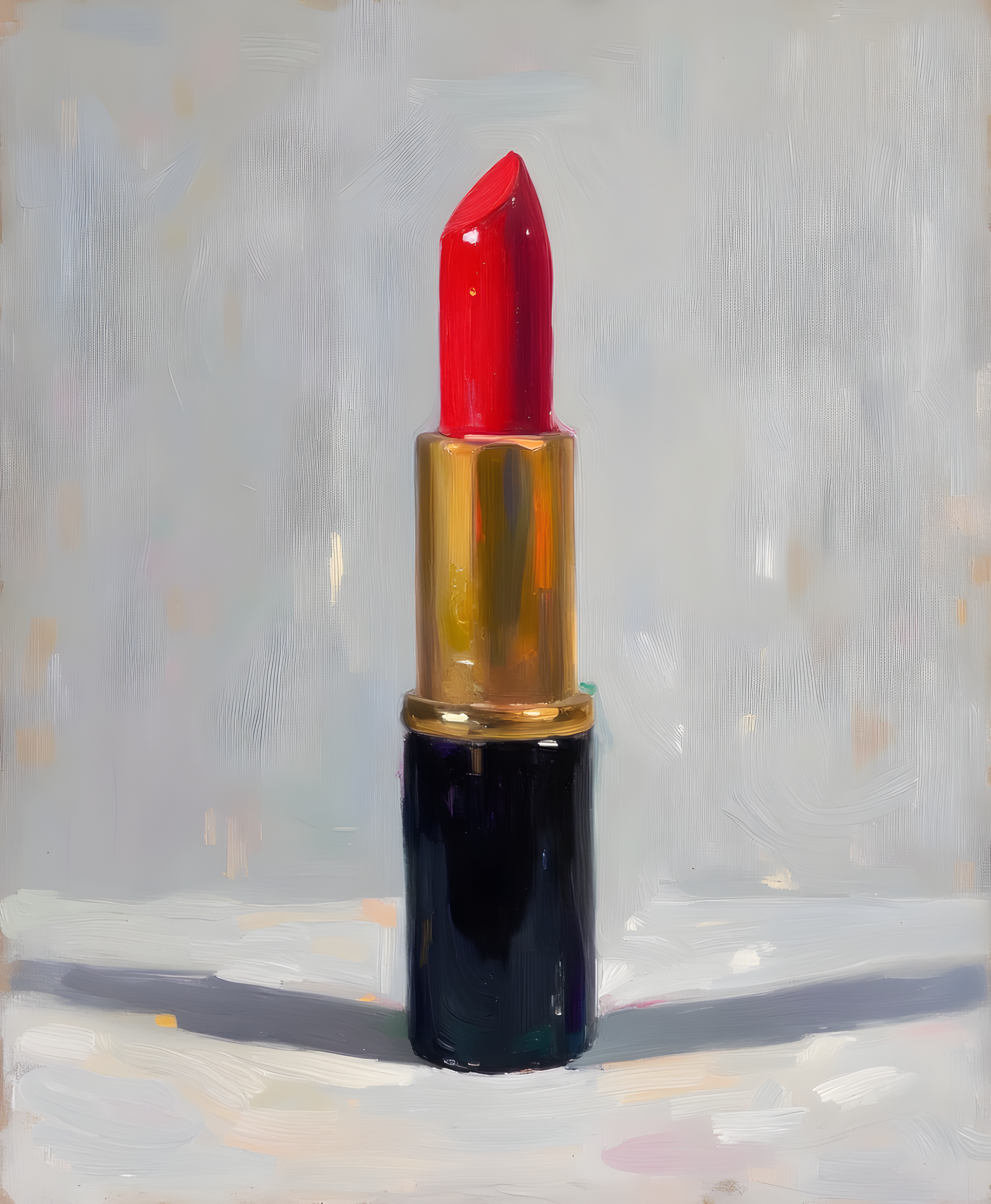 Red Lipstick Art — Cosmetic Pop Still Life Wall Decor - (no physical product will be send)