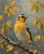 Goldfinch on a branch - Digital Design (no physical product will be send)